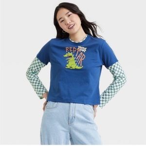 90’s Nickelodeon Rugrats Reptar Long Sleeve T-shirt